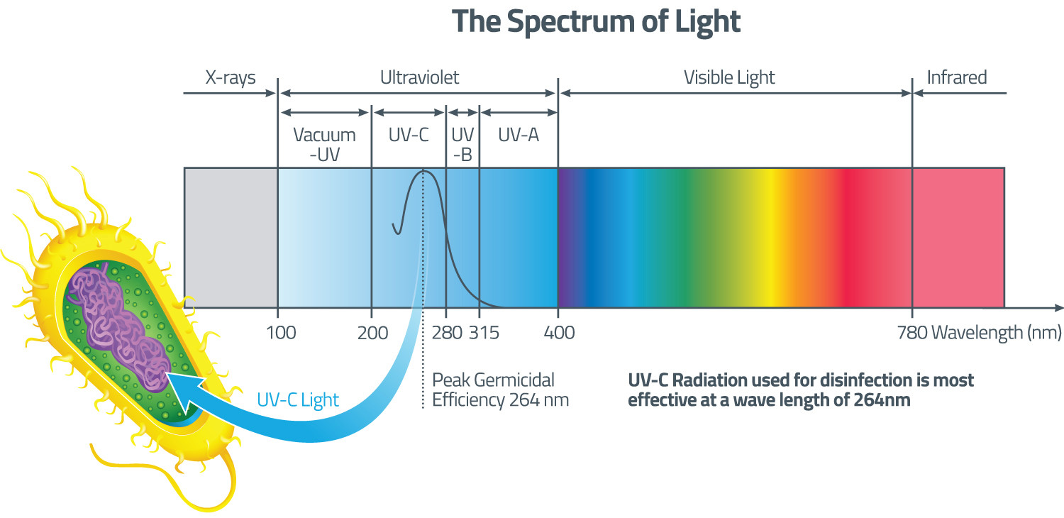 UV Light Robot Hospital Disinfection