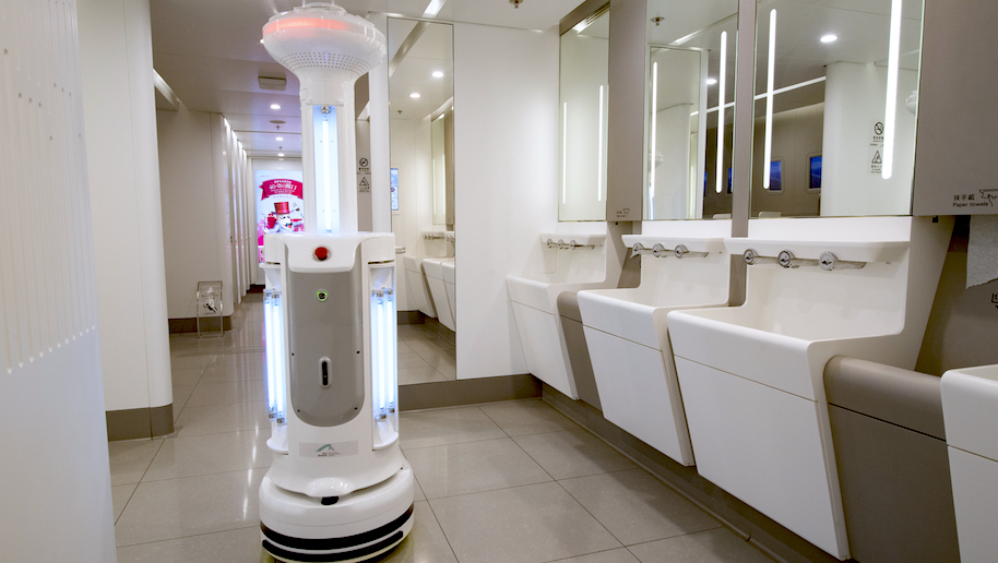  UV Disinfection Robot For Showers